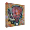 Trademark Fine Art Zwart 'Elephant Ping Pong Ball' Canvas Art, 14x14 ALI23481-C1414GG